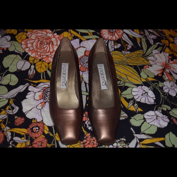 Paloma Bronze Heels - Picture 2 of 3